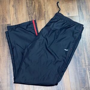Avia Black Pants with Red Stitching and White Logo